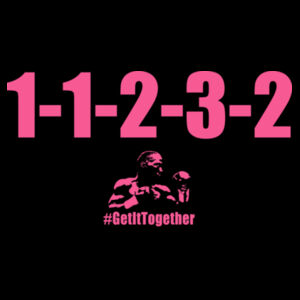 1-1-2-3-2 PINK LETTERING - T-SHIRT Design