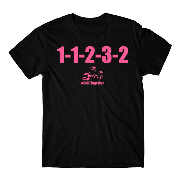 1-1-2-3-2 PINK LETTERING - T-SHIRT Thumbnail